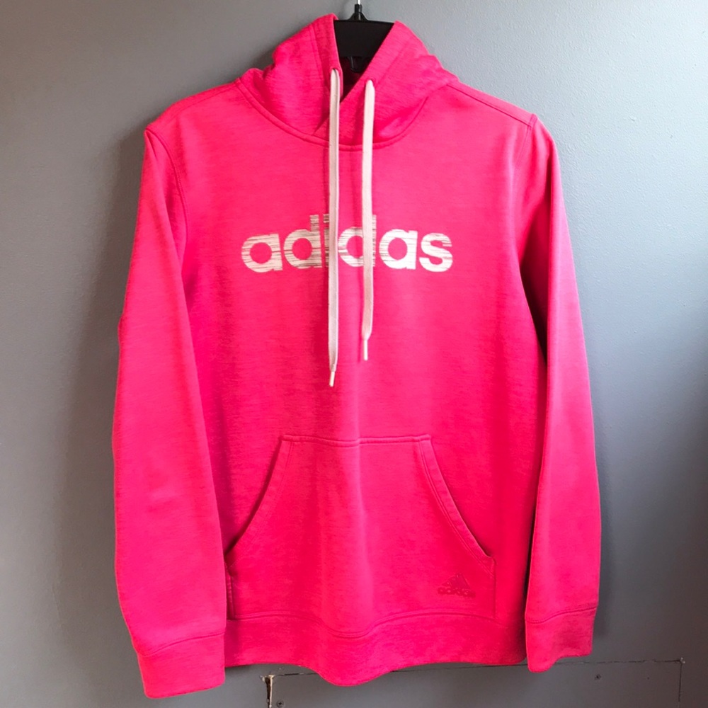 Adidas | Pink Neon Sweater Size M